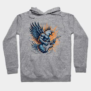 A Roaring Eagle Clutching A Guitar, Toby keith Hoodie